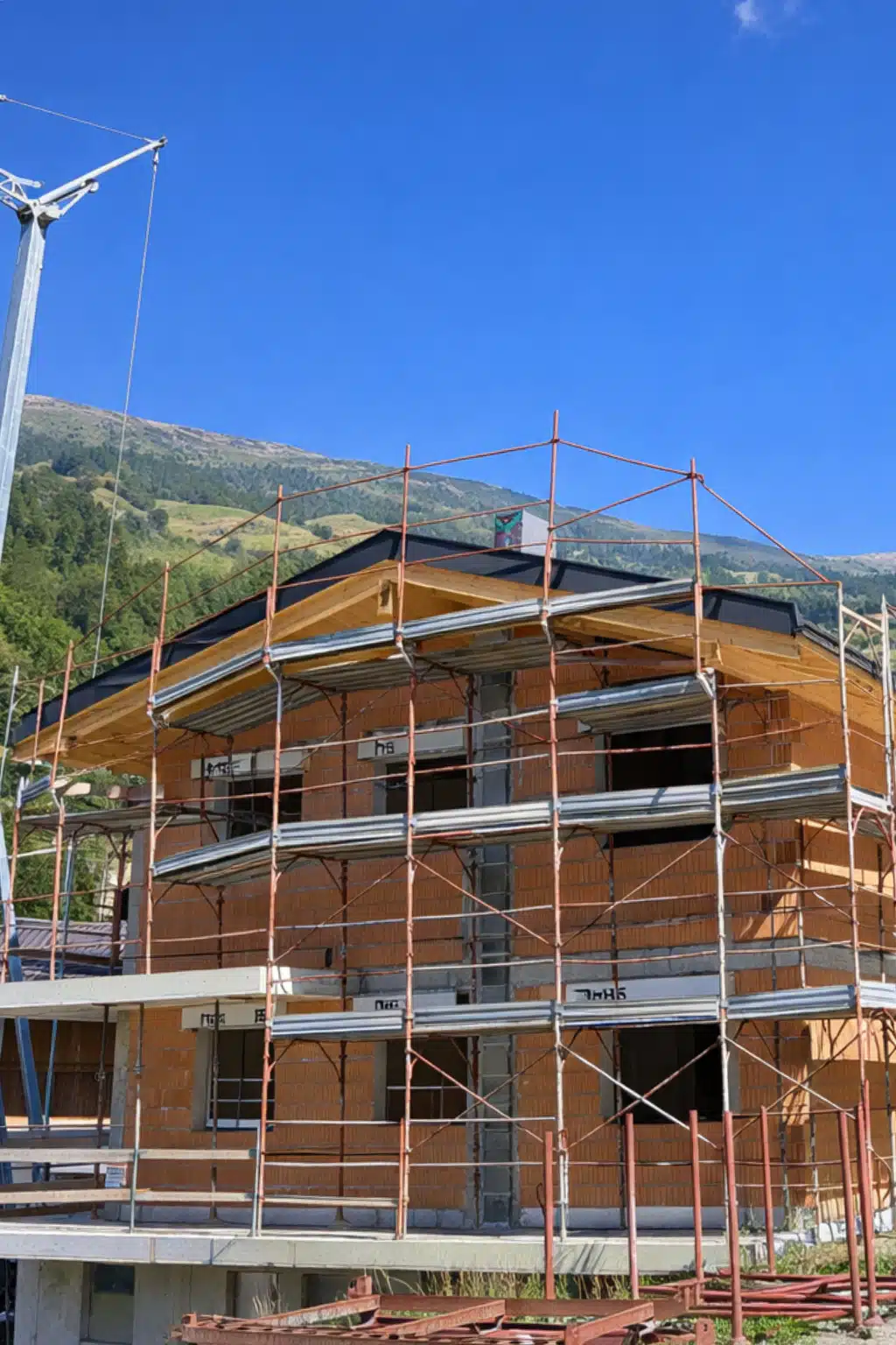 Baustelle Alber Invest Rohbau